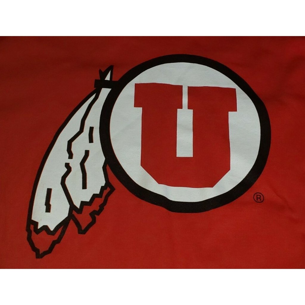 Mens Utah Utes 2 Sided Geico Promo Shirt Preowned Xl Defect Mens Utah Utes 2 Sided Geico Promo Shirt Preowned Xl Defect